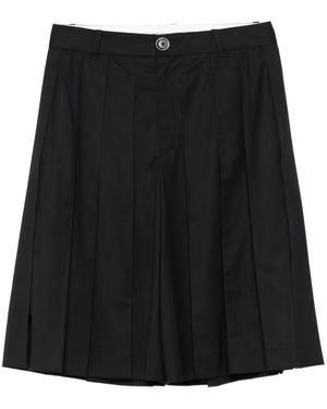 Peter Do Pleated Shorts - Black