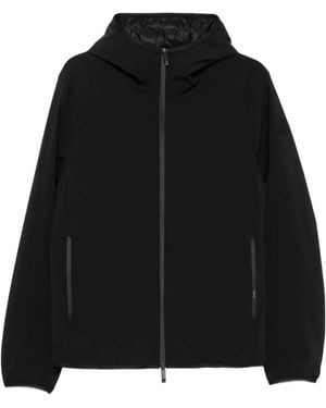 Moncler Hooded Zip-Up Jacket - Black