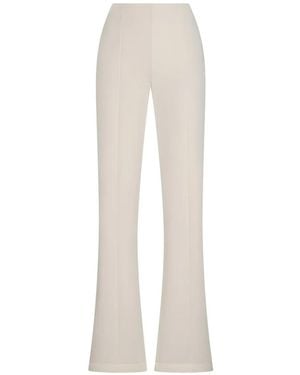 Blumarine Seam-Detail Flared Pants - White