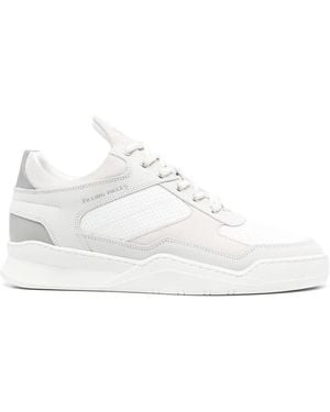 Filling Pieces Panelled Low-Top Trainers - White