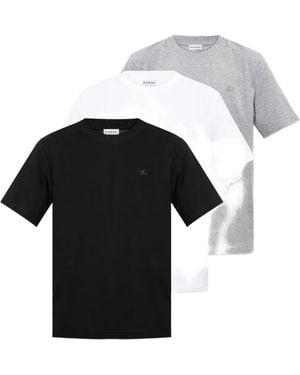 Burberry Three-Pack Cotton T-Shirt - White
