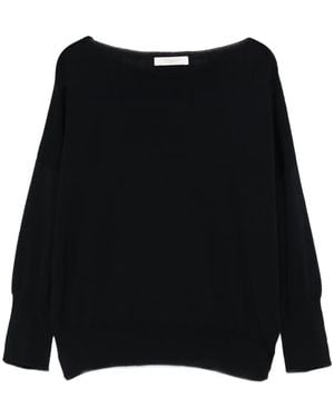 Incotex Jersey con cuello barco - Negro