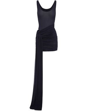Alex Perry Ruched Mini Dress - Blue