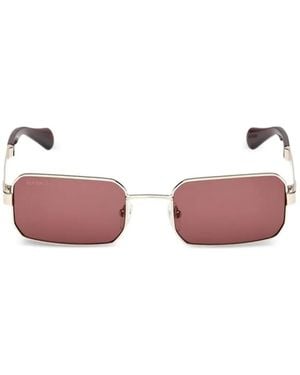 MAX&Co. Gafas De Sol Con Montura Rectangular - Rosa