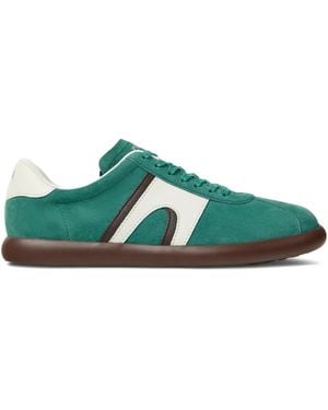 Camper Pelotas Soller Leather Trainers - Green