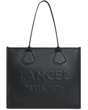 Lancel Large Jour De Leather Tote Bag - Black