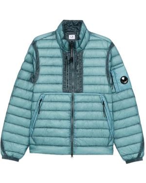 C.P. Company Zip-Pockets Padded Jacket - Blue