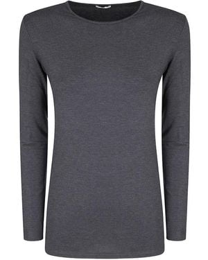 #MSM Long-Sleeve Crew-Neck T-Shirt - Black