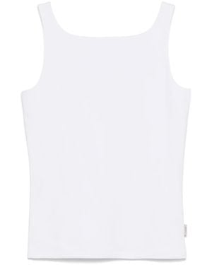 Remain Jersey Tank Top - White