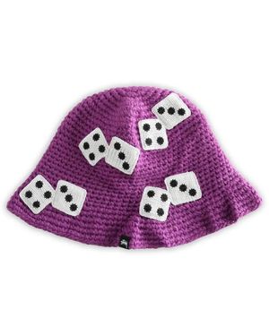 Stussy Dice Bucket Hat - Purple