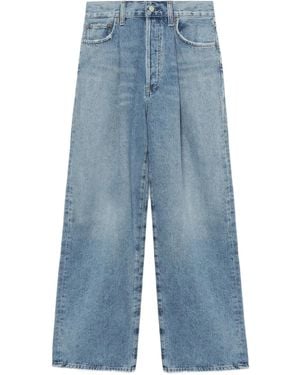 Agolde Franka pleated jeans - Azul