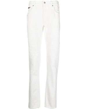 Roberto Cavalli Straight-Leg Jeans - White