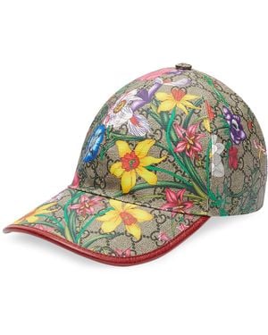 Gucci GG Flora Print Baseball Cap - Multicolour