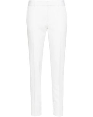 Saint Laurent Klassische Cropped-Hose - Weiß