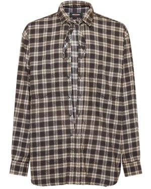 DSquared² Camisa a cuadros - Marrón