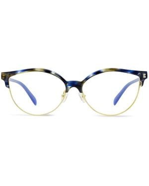 PUCCI Ep5259 Browline Oval-Frame Glasses - White