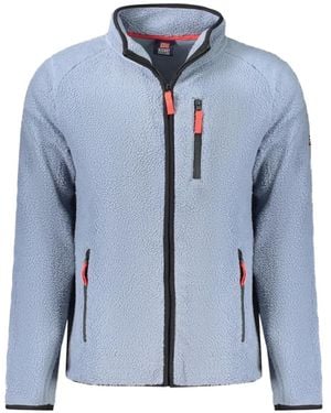 Norway 1963 Veste En Polaire À Fermeture Zippée - Blue