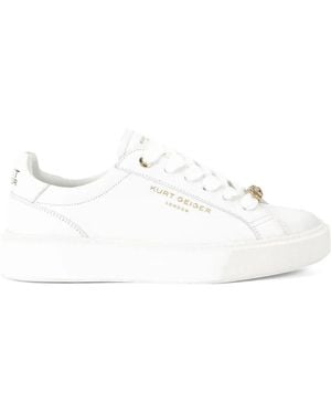 Kurt Geiger Albion Lace-Up Trainers - White