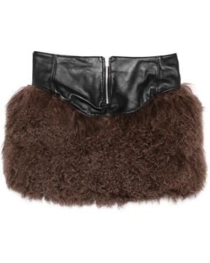 COWBOYS OF HABIT Zip Top Skirt - Brown
