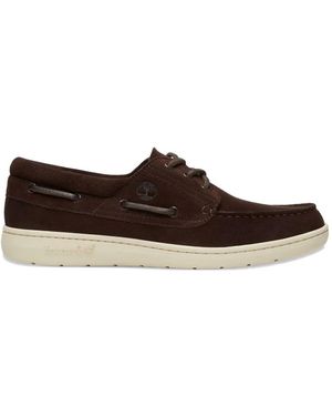 Timberland Pier Portofino Boat Shoes - Brown