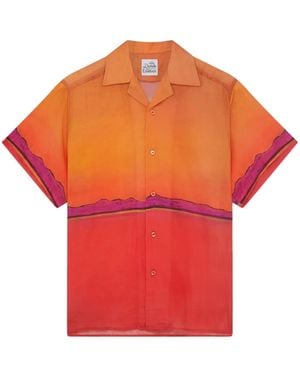 Donde Esteban Chemise Baru - Orange