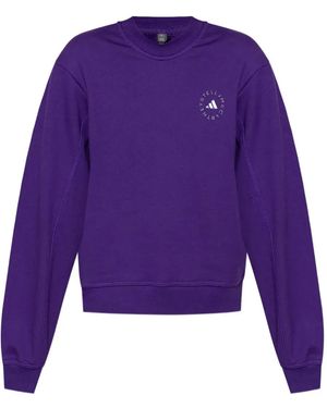 adidas By Stella McCartney Logo-Detail Sweatshirt - Purple