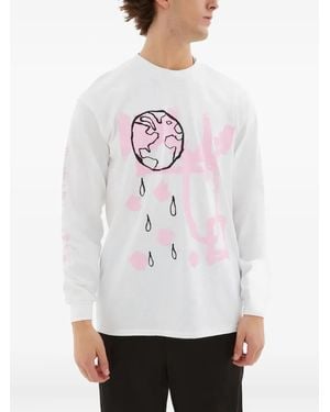 WESTFALL グラフィック ロングtシャツ - ホワイト