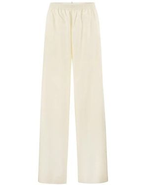 Fabiana Filippi Elasticated-Waistband Pants - White