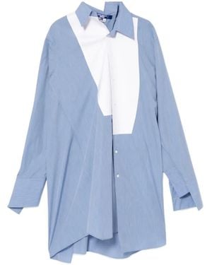 Junya Watanabe Colour-Patch Shirt - Blue