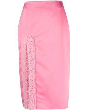 Viktor & Rolf Hollywood Dream Slit Midi Skirt - Pink