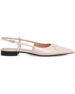 Marni Slingback Ballerina's Met Puntige Neus - Roze