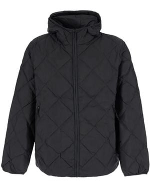 Hiking Patrol Quilted Hooded Jacket - Blue