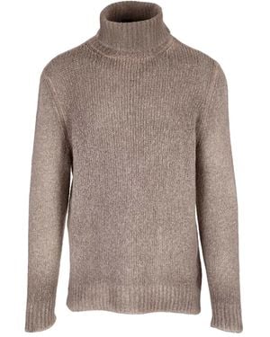 Avant Toi Turtleneck Jumper - Grey
