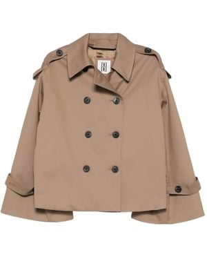 By Malene Birger Alisandra Double-Breasted Military Jacket - Natural