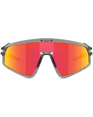Oakley Latch Panel Shield-Frame Sunglasses - Pink