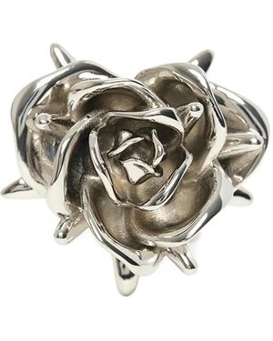 we11done Spiky Rose Ring - Metallic