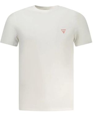 Guess Logo-Detail T-Shirt - White