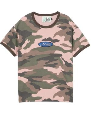 ANDERSSON BELL Camouflage-Print T-Shirt - Grey