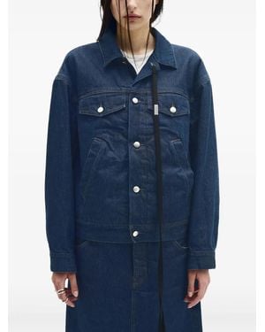 Ann Demeulemeester Giacca Denim - Blu