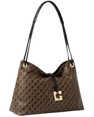Gherardini Bolso De Hombro Con Logo - Marrón