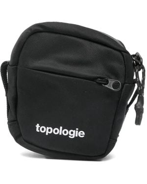 Topologie Mini Tinbox Schlüsselanhänger Mit Reißverschluss - Schwarz