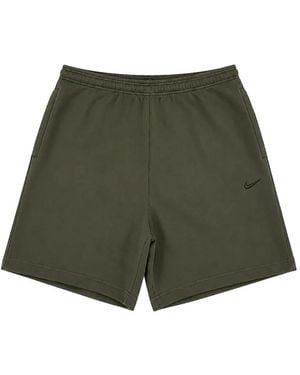 Nike Logo-Embroidered Shorts - Green