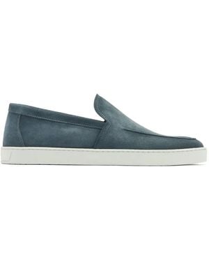 Magnanni Suede Slip-On Loafers - Blue
