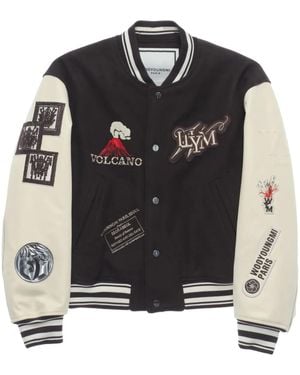 WOOYOUNGMI Bomber Con Applicazione - Nero