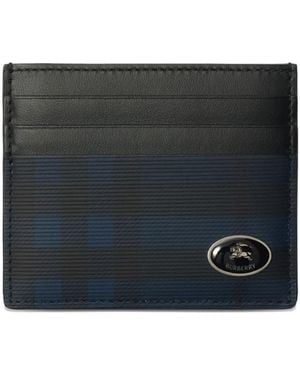 Burberry Portacarte A Quadri - Nero