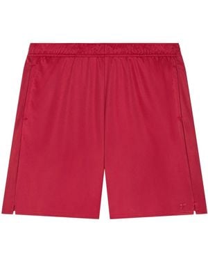 Courreges Logo-Patch Shorts - Red