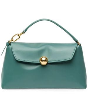 Furla Sfera Leather Shoulder Bag - Green