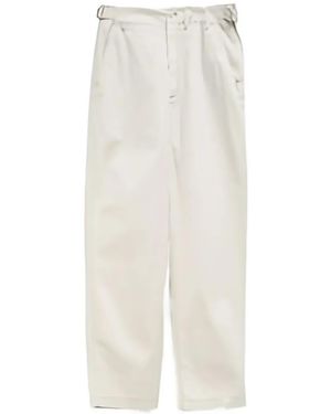 Lemaire Tapered Workwear Pants - White