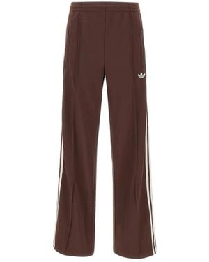 adidas Striped Track Trousers - Brown