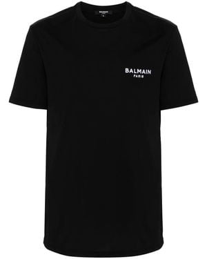 Balmain ロゴ Tシャツ - ブラック